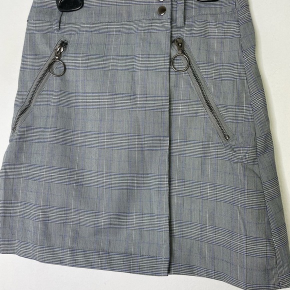 Mags & Pye plaid zipper mini skirt - Picture 2 of 7